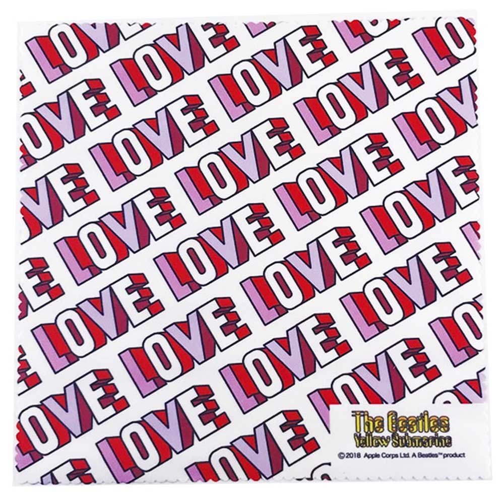 THE BEATLES ビートルズ (結成 65周年 ) - Yellow Submarine クリーニングクロス LOVE BG - YSC 002モデル / サングラス / メンズ - PGS